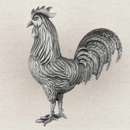 Acorn Mfg Artisan Collection Rooster Knob, Antique Pewter DQ9PP